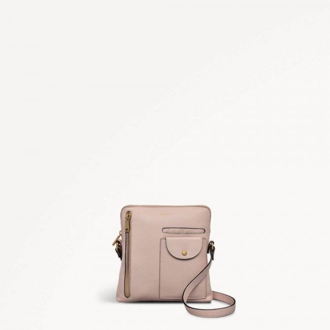 Radley London Quick Ship Women's Ridge Park - Small Ziptop Crossbody - Clay Pink Radley London Quick Ship Women's Ridge Park - Small Ziptop Crossbody - Clay Pink