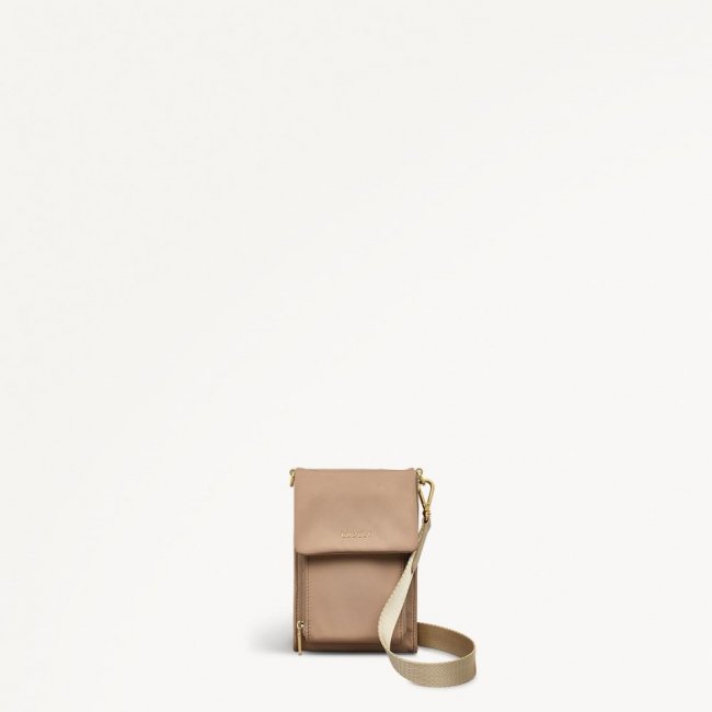 Radley London Quick Ship Women's Guildford Grove - Medium Phone Cross Body - Stone Radley London Quick Ship Women's Guildford Grove - Medium Phone Cross Body - Stone