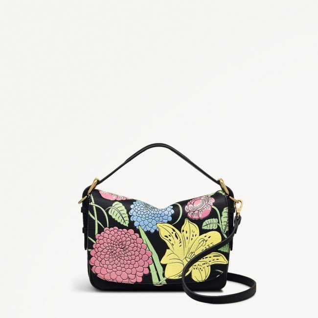Radley London Quick Ship Women's Rhs Ss25 - Small Flapover Cross Body - Black Radley London Quick Ship Women's Rhs Ss25 - Small Flapover Cross Body - Black