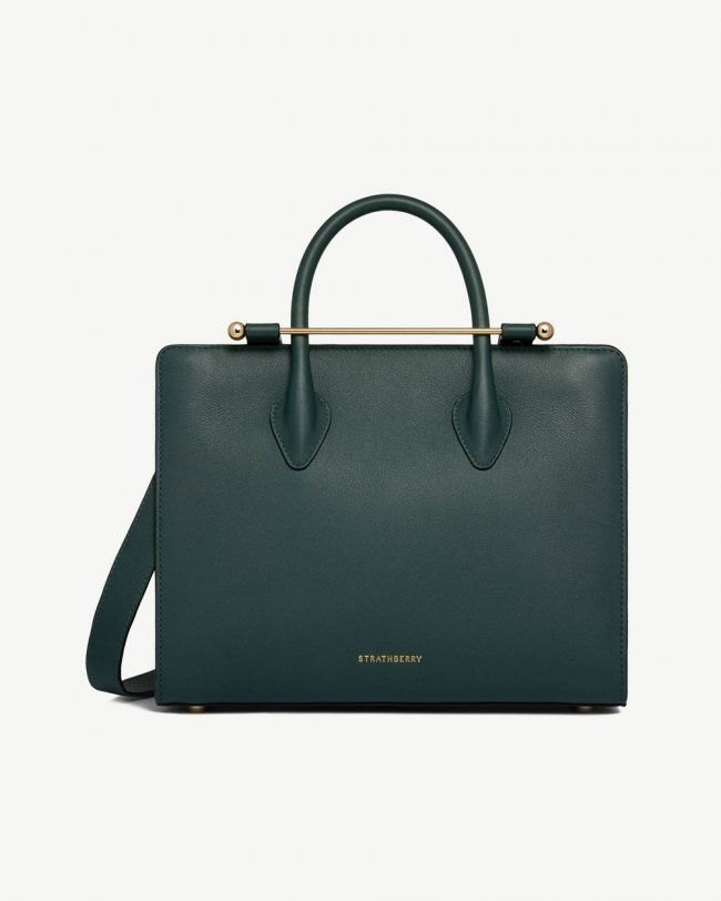 Strathberry Canada Outlet Women's Midi Tote - Green Strathberry Canada Outlet Women's Midi Tote - Green
